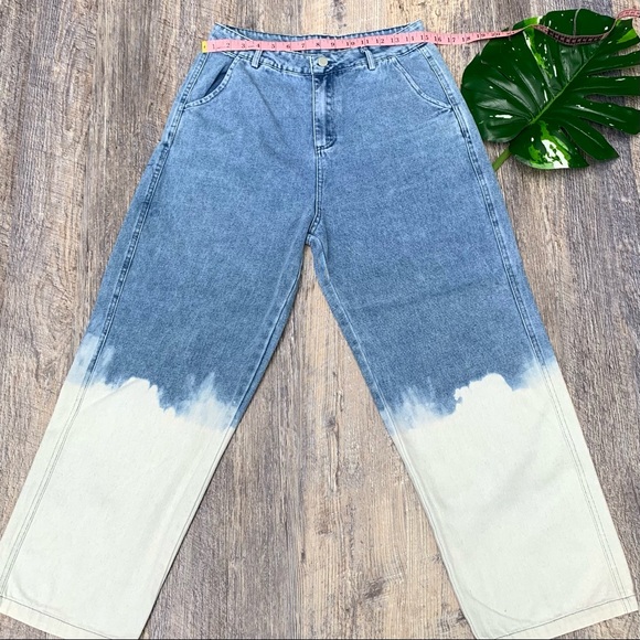 Jeans From Aelfric Eden Streetwear| Green Gungchi label| Size Small - Picture 3 of 4